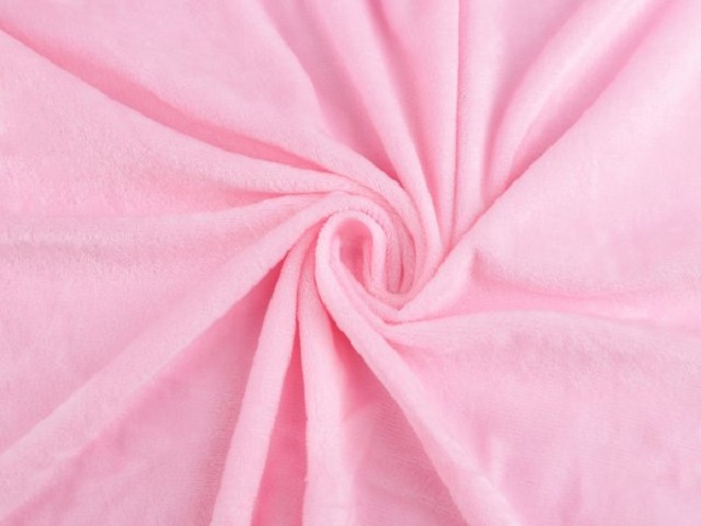 růžový mikroplyš